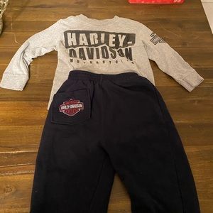 Harley Davidson toddler outfit